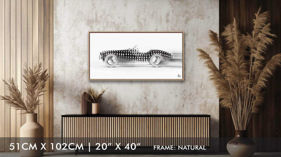 289 Cobra 'Cylindrism' Framed Canvas