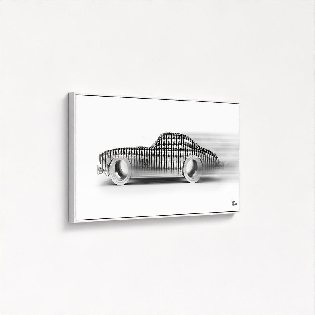 300 SL 'Cylindrism' Framed Canvas