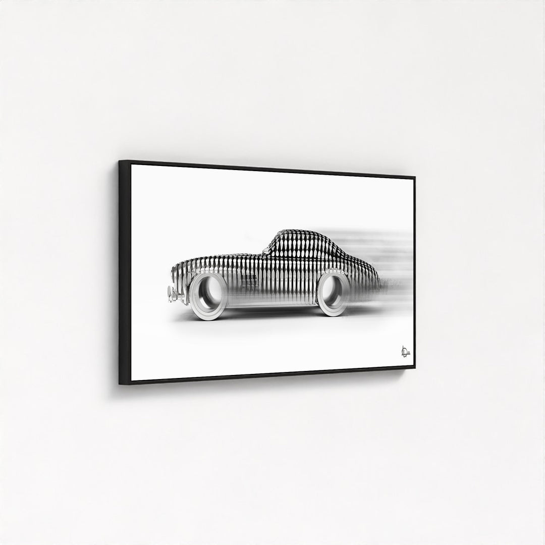 300 SL 'Cylindrism' Framed Canvas