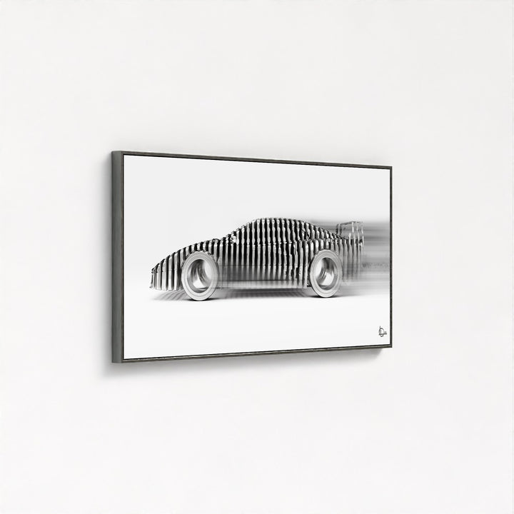 F40 'Cylindrism' Framed Canvas