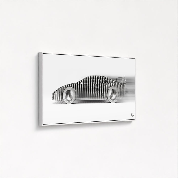 F40 'Cylindrism' Framed Canvas