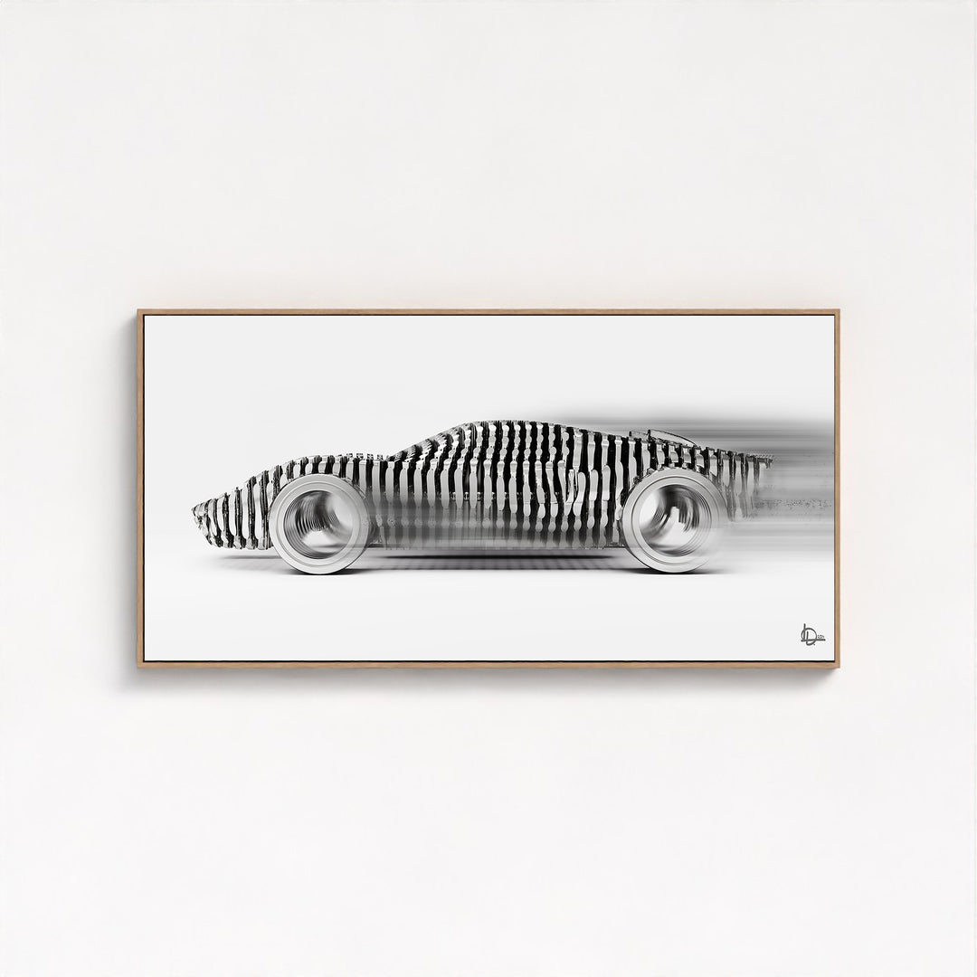 GT40 'Cylindrism' Framed Canvas