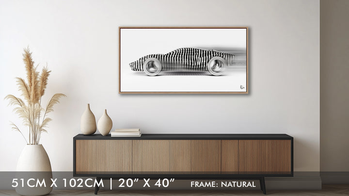 GT40 'Cylindrism' Framed Canvas