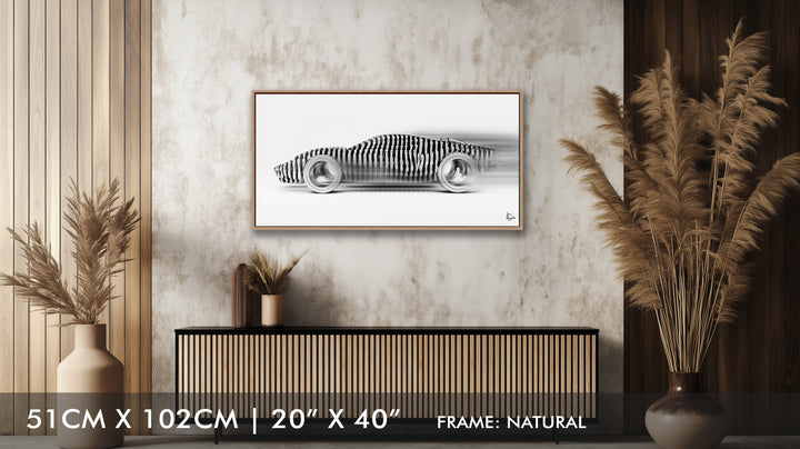 GT40 'Cylindrism' Framed Canvas