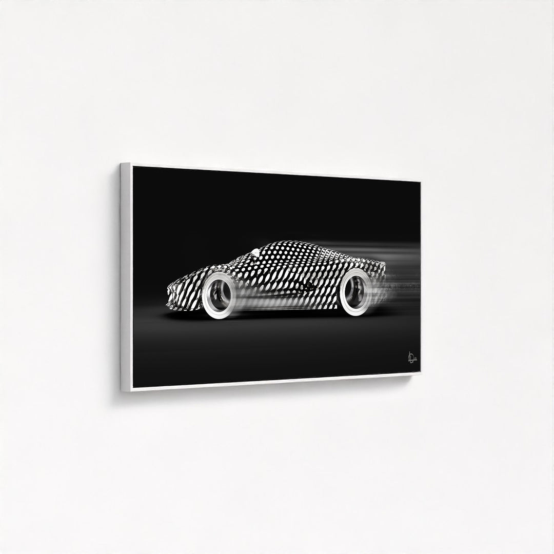 LaFerrari 'Cylindrism' Framed Canvas -Black Edition