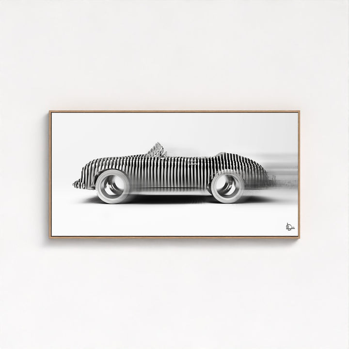 Speedster 'Cylindrism' Framed Canvas