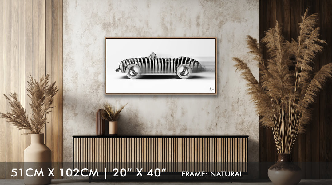 Speedster 'Cylindrism' Framed Canvas